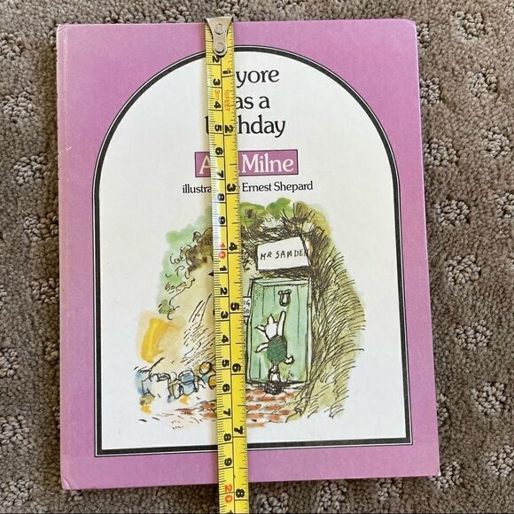 Vintage 1975 Eeyore has a Birthday Kid’s Book by A.A. Milne/ Shepard - Picture 10 of 11